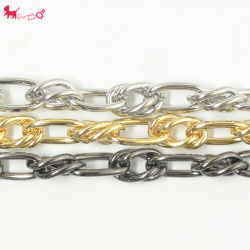 楽天PRIMA LUCE PLUS楽天市場店Y-0186 デザイン チェーン 【1m/100cmカット】 バッグチェーン カットチェーン 切り売り チェーンのみ パーツ チェーンだけ ハンドメイド 素材 材料 ネックレス ブレスレット チェーン PRIMA LUCE プリマルーチェ