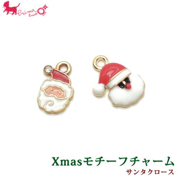 クリスマス モチーフ チャーム(2ヶ入) メタル サンタ ステッキ 手袋 トナカイ ツリー ベル 靴下 雪の結晶 リース 雪だるま チャーム かん 金具 手芸 プレセント ラッピング アクセサリーパーツ ハンドメイド PRIMA LUCE PLUS プリマルーチェプラス