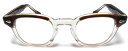 TART OPTICAL ARNEL(R)タート オプティカル アーネル メンズメガネ Brown CB 44/46/48 (JD-04-007) ヴィンテージ風 伊達メガネ サングラス 度付き用メガネ ケース付き 高級品 個性的 ジョニーデップ愛用 インテリジェンス ブラッドピッド ベンジャミンバトン 50年代モデル