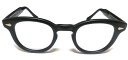 TART OPTICAL ARNEL(R) タート オプティカル アーネル メンズメガネ Matte Black 44/46 (JD-55-007) ヴィンテージ風 伊達メガネ サングラス 度付き用メガネ ケース付き 高級品 ジェームスディーン愛用 インテリジェンス 40年代モデル お洒落メガネ 伝統的 本物タート