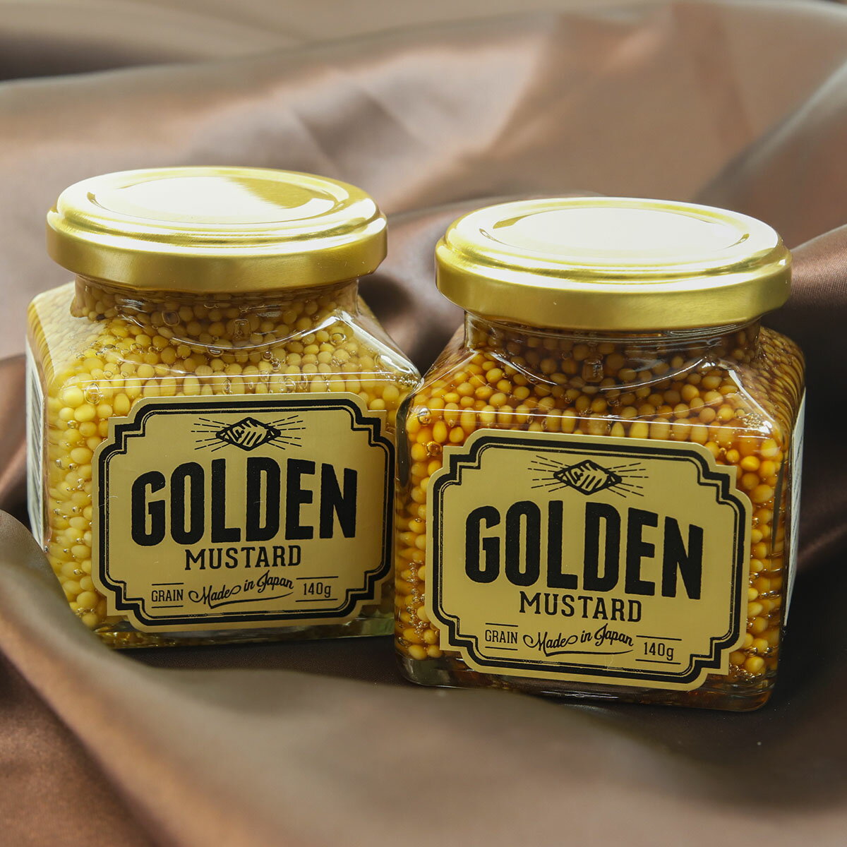 楽天プライムマーケット 楽天市場店ゴールデンマスタード goldenmustard ブラック ゴールド 140g 調味料 マスタード ソース お取り寄せ グルメ 食品 通販 粒マスタード ゴールデンタイプ 高級 正規品 新品 2024 誕生日プレゼント