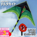 「ポイント3倍」凧揚げ カイト 凧 専用リール付属 長尾200cm リール 凧上げ タコ揚げ スポーツ 外遊び キッズ 子供 家族 おもちゃ 玩具 レジャー ピ...