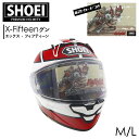 SHOEI フルフェイスヘルメット X-Fifteen グン TC-1 RED/WHITE エックスフィフティーン バイク ヘルメット アクセサリ ショーエイ ...