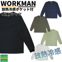 ワークマン Tシャツ アイスアシスト ワークマン 放熱冷感ポケット付 長袖Tシャツ WORKMAN 冷感 ストレッチ素材 ワークマン Tシャツ 長袖 放熱 遮熱 新品 正規品 2024