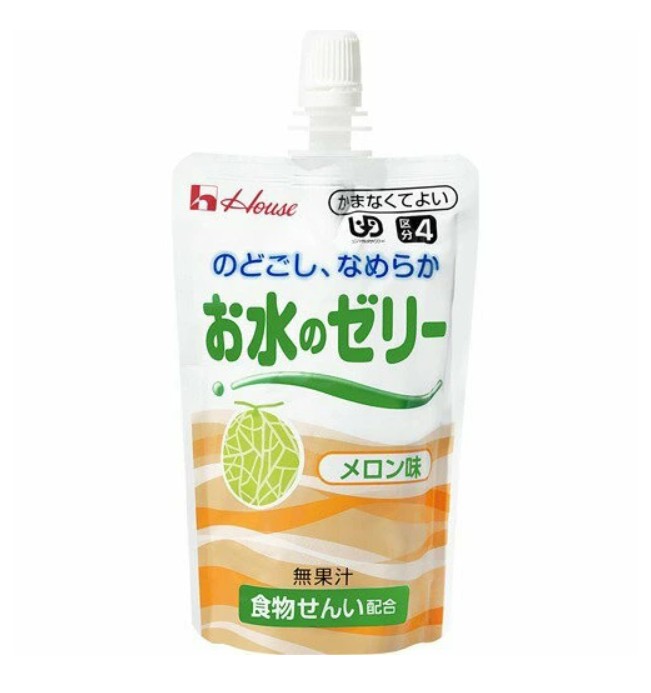 Rakuten - ゼリー飲料 お水のゼリー メロン味 120g ハウスギャバン 水分補給 非常食 防災