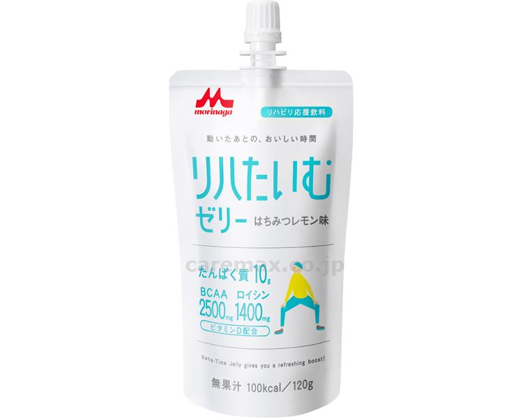 Rakuten - ゼリー飲料 リハたいむゼリーR はちみつレモン味 120g 森永乳業 クリニコ 水分補給 非常食 防災