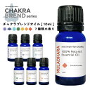 &SH 7種から選べる チャクラ ブレンド エッセンシャルオイル 10ml 各種 [ 精油 ブレンドオイル アロマ アロマオイル 天然 香り 癒し 瞑想 浄化 ...