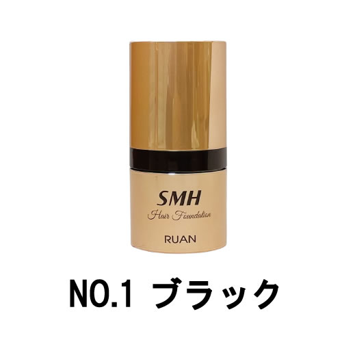 定形外発送 送料296円～ ルアン SMH ヘアファンデーション NO.1 ブラック 12g [ スーパーミリオンヘアー ]