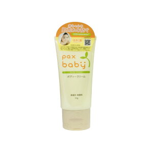 定形外発送 送料296円〜 パックスベビー ボディークリーム 50g ( 顔 ・ からだ用) [ 太陽油脂 paxbaby パックス ベビー ボディクリーム ハンドクリーム 低刺激 日本製 無着色 無香料 全身 保湿クリーム クリーム 保湿 乾燥 100%自然由来成分 ]