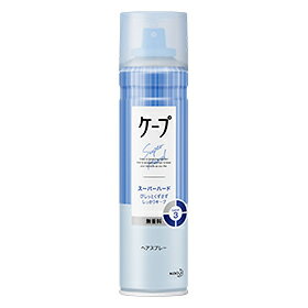 【あす楽】 花王 ケープ スーパーハード 【 無香料 】 180g [ kao ヘアスプレー スタイリング剤 スプレー キープ ハード 無香料 ヘアスプレーケー...