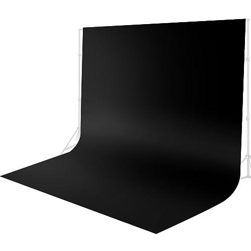 FotoFoto 黒布 背景布 3m x 3m 撮影布 黒 布 背景 アイロン掛け可 暗幕 黒 背景シート 厚手 シワが出来..