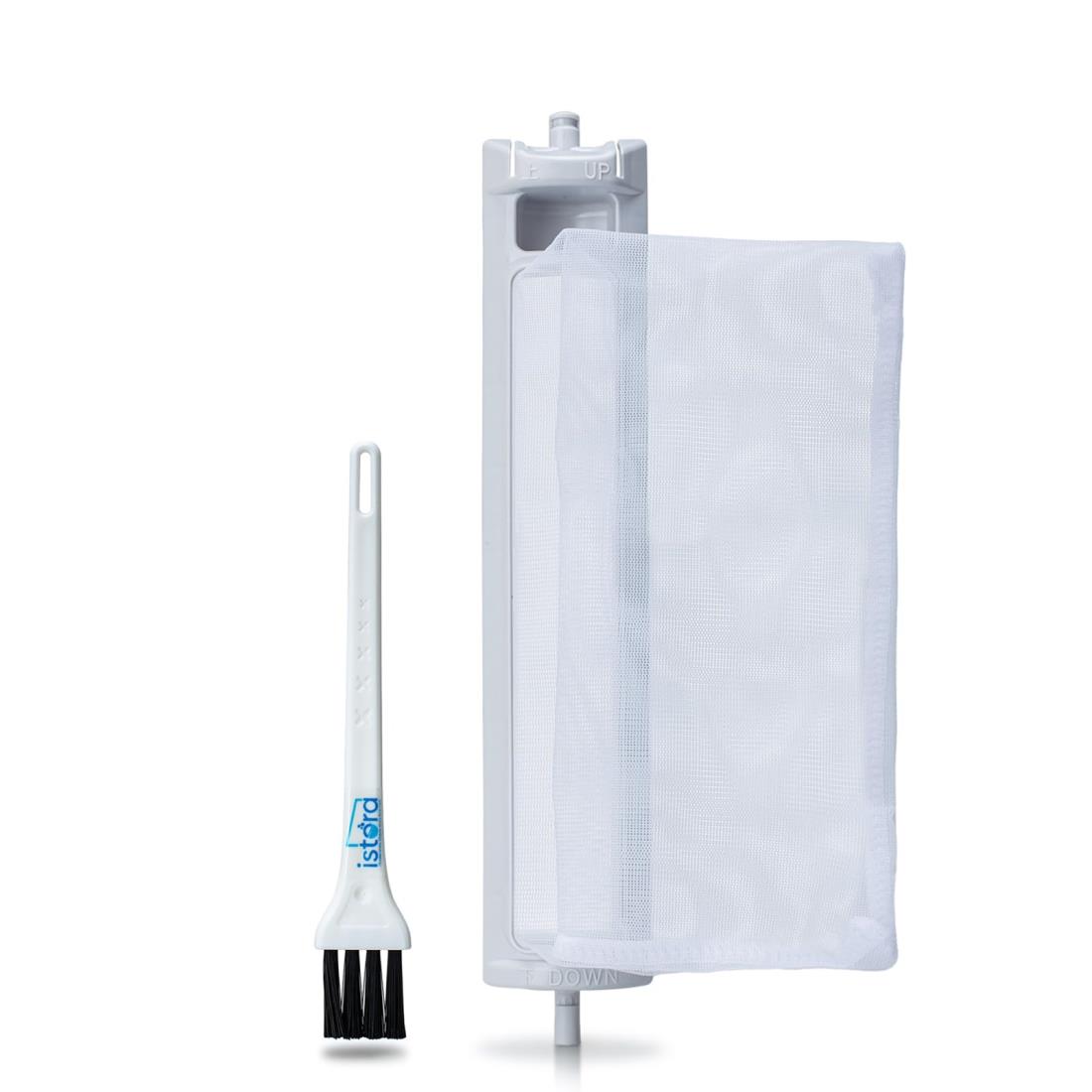 ISTORA 糸くずフィルター クズ取りネット ゴミ取りネット 1枚入れ 清潔ブラシ付き Sharp洗濯機対応用 ..