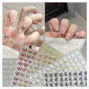 ネイルシール 5個セット 蝶結び 白 黒 赤 ネイル用 落書きスタイル リボン 押し花 可愛い ネイルパーツ ネイルアート ジュエリーパーツ 手作り 手芸 ハンドメイド ジュエリーパーツ ファッション アクセサリー