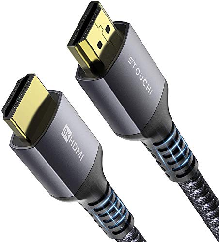 【送料無料】Stouchi HDMI ケーブル 2.1規格 50cm 8k@60Hz 4K@120Hz 2k@144Hz 48Gbps ハイスピード HDMI2.1 Cable 超高速 3D HDR eARC PlayStation 5 PS4 PS3 Nintendo Switch Fire TV Apple TV対応