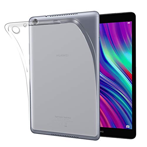 yzNUPO HUAWEI 8.0C` MediaPad M5 Lite Touch P[X ϏՌ NA  TPU VR Huawei MediaPad M5 Lite 8 2019 pJo[ ()