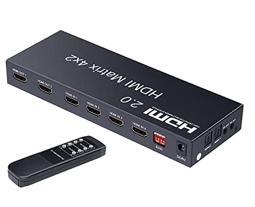 ELEVIEW 4K 60Hz HDR対応 HDMI マトリック