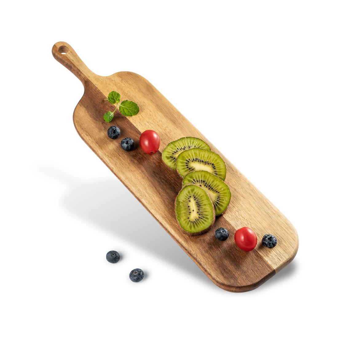 まな板 アカシア木製 キッチン用まないた 長い カッティングボード カットボード 取っ手付き 天然素材 軽量 環境に優しい 木のまないた キッチンボード おしゃれ ランチトレイ ピザ パン切台 ステーキプレート キャンプ アウトドア