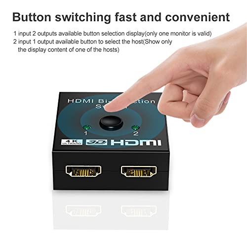 Eono(��������) - HDMI ���ش�, 4K HDMI ʬ�۴糧�쥯���� 1����2����/2����1���� ������ HDCP 2.2 ��ư �ڤ��ؤ�PC, PS4, DVD�ץ졼�䡼 HDTV�б�