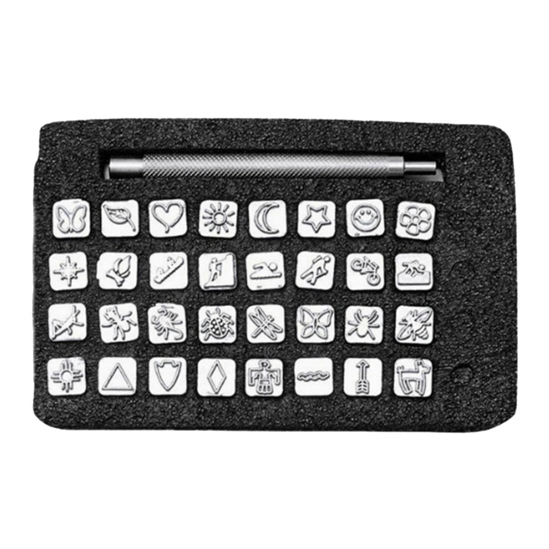 サムコス 打刻印 アルファベット 工具 刻印セット 1セット ポンチ アルファベット キット レザークラフト用 スタンプツール 皮革器具 ツール プリントツール...