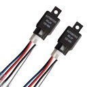 aninako リレー 12V 40A 4極リレー 黒 【リレー 2個...(2)