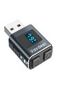 Vaydeer メタルミニマウスジグラー T5s マウスマーバー Mouse Jiggler タイマー付き、LEDカウントダウン、検出不可、3ボタンコントロール、オフィス、リモートワーク、オンラインミーティング用、生産性向上(ガンメタル)