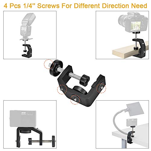 ������̵����UTEBIT ������ ����� ���� ���å� 1/4�ͥ��դ� �Ѳٽ�3kg ����������� ���� �ܡ���إå� ���塼�դ� Ǥ����60mm�ʲ��Υۥ���������ֲ�ǽ �̿�/�ӥǥ� ���� ���ȥ���/�ե�å���/�����/��ͳ���� C clip Tripod Head �饤�ȥ��������