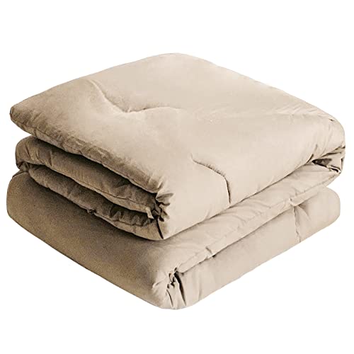 【送料無料】VK Living 掛け布団 シンサレート シングル 冬 羽毛より暖かい 洗える 2kg あったか オールシーズン ほこりが出にくい 身体にやさしくフィット 150x210 グレーベージュ