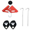 TRIWONDER 二又化パーツ 角度調整可 ポール固定用ベルト付 ふたまたのきわみ 二股ポール ワンポールテント ツーポールテント ティピーテント 軽量 簡単 ステーク/収納袋附