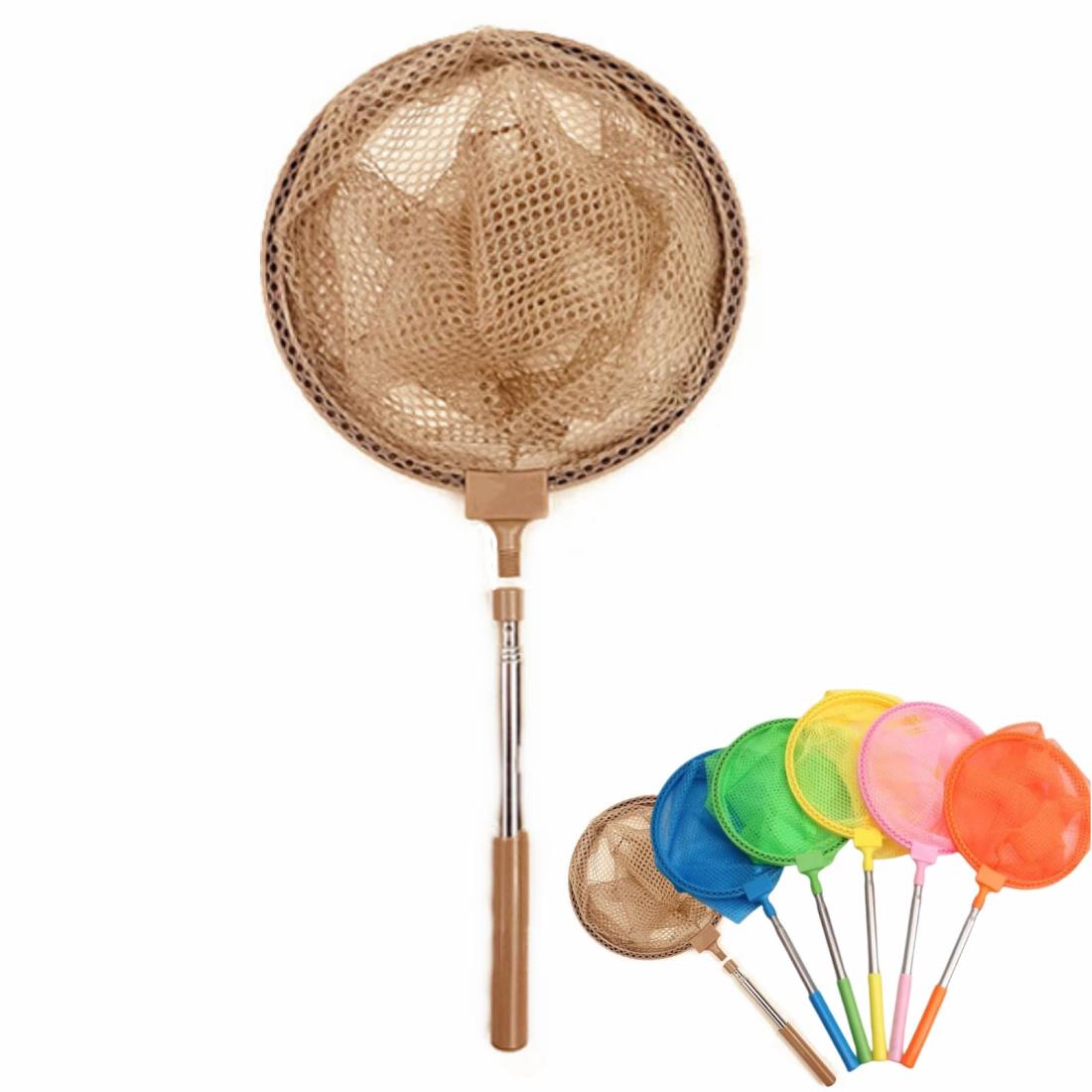 YFFSFDC 虫取り網 多段伸縮 魚取り 釣りネット エビ釣り 昆虫ネットバタフライ トンボ 伸縮式 屋外ツー..