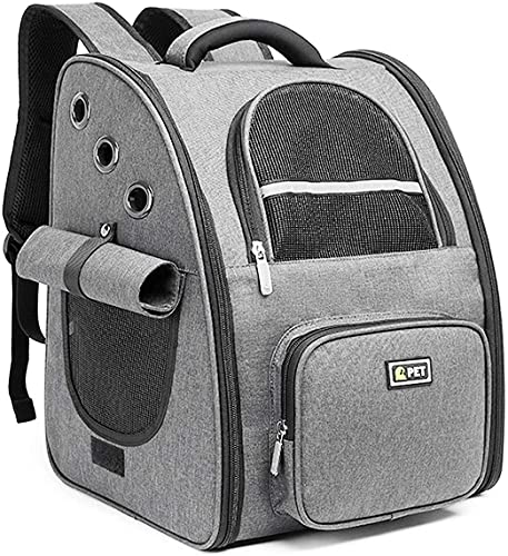 【送料無料】最新型 犬 リュック 猫 ペット?リュック メッシュ窓3つ カーテン付き 強通気性 飛び出し防..