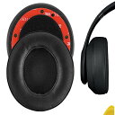 【送料無料】Geekria QuickFit イヤーパッド 互換性 パッド ビート Be ats Studio 3, Studio 3.0 Wireless (A1914) ヘッドホンに対応 イヤパッド/イヤークッション/イヤーカップ (プロテインレザー/ブラック)