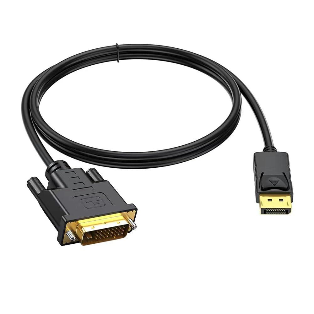 SHARP - SZSL DisplayPort to DVI 1.8m ケーブル 1920*1080P HDレート きんめっきインタフェース さびない スナップ設計 接続がしっかりしていて外れない