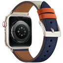 コンパチブル Apple Watch バンド レザー アップルウォッチ バンド メンズ 44mm 46mm 45mm 49mm 42mm 40mm 41mm 3...