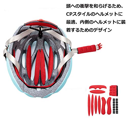【送料無料】SRECNO ヘルメットパッド 保護パッド ヘルメットスポンジ ヘルメットライニング保護 インナーパッド 衝撃吸収 心地良い取り替え簡単 快適性 自転車/電気自動車/オートバイ用