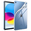 JED irect iPad 10 ケース (10.9インチ、2022モデル、第10世代用) ソフトTPU 透明 スリム 耐衝撃 タブレットカバー (クリア)