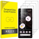 JED irect Google Pixel 7a用 液晶保護フィルム 6.1インチ 強化ガラスフィルム 指紋ID対応 HDクリア 3枚セット