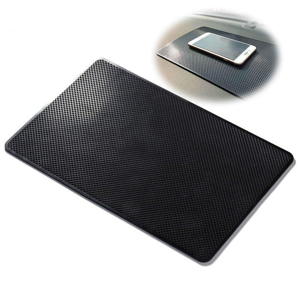 MOCOXYKLXY 超強力車用滑り止めシート ダッシュ ボードマット 高粘度シリコーンシート 繰り返し使える 洗える 携帯電話をしっかり固定する 27cm×15cm