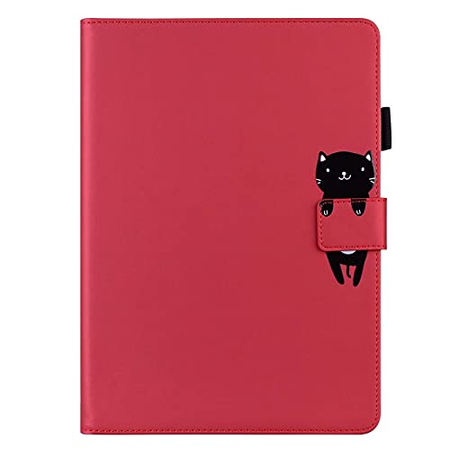 Rakuten - 【送料無料】Kedic iPad mini6 ケース 2021 8.3インチ(A2568) ペンシル収納 カードポケット付き スタンド機能 薄型 全面保護 耐衝撃 iPad mini（第六世代）専用 カバー (赤)