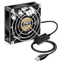 【送料無料】Mauknci ファン 小型 60mm usb ファン 3段階風量調整 5v 連続稼働可 ミニ ファン ルーター / PS4など 冷却用 ファン 6...