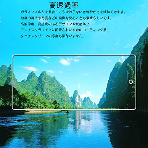 プライムプラス 楽天市場店の【送料無料】2+2 セット HKKAIS 日本製硝子採用 AQUOS wish2 SH-51C / AQUOS Wish SHG06 / SH-M20 / A104SH 用 ガラスフィルム カメラフィルム 強化 ガラス 液晶画面 保護フィルム｜アングル2
