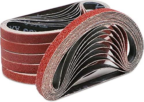 IROKCAKPT エンドレスベルト 10x330mm 研磨ベルト サンディングベルト サンダー 替えベルト 30本組(#60..