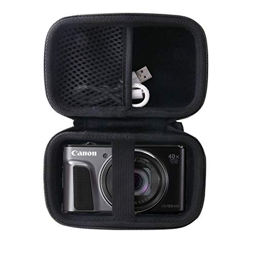 ̵Canon PowerShot G7X / SX620HS/SX720HS/SX730HS/SX740HS/G9 Xǥ륫ѼǼ-WERJIA (storage case-Black)