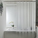 【送料無料】AooHome 防カビ シャワーカーテン 半透明 120 x 180cm 防水 バスカーテン ユニットバス 浴室 間仕切り 北欧 クリア 清潔 フッ...