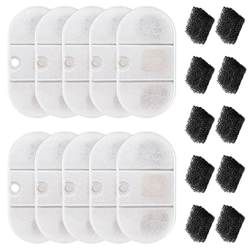 【送料無料】MyfatBOSS PETLIBROペット給水器用フィルター 活性炭フィルター 猫 犬 自動給水器交換用 スポンジ付き イオン交換樹脂 多重濾過 細...