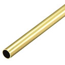 1本入 真鍮丸管 300mm長さ 外径7mm 壁厚さ0.5mm シームレスストレートパイプチューブ 真鍮 丸パイプ 6mm ID x 7mm OD