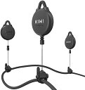 【送料無料】KIWI design VR ヘッドセット用 ケーブル管理セット ワイヤーリール 天井吊り下げ 噪音抑制 長さ調整可能 HTC Vive/Vive Pro/Play Station/Windows Mixed/Rift/Valve Index VR など適用 6個セット （ブラック）