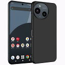 ZLFENJOY Aquos Sense 9/SH-53Eケース Sense 9 カバー マット マット質感 超薄型 TPU 指紋防止 アクオスセンス9 SHG14 SH-M29【柔軟なTPU素材・薄型・軽量・傷防止・落下防止・滑り止め】Qi無線ワイヤ レス充電対応 Aquos Sense9カバー (ブラック)