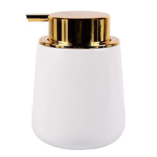 Umlaca ソープディスペンサー おしゃれ 泡 ハン ドソープ 泡 ボトル 詰め替えボトル ディスペンサー 陶器 ディスペンサー ハン ドソープ 泡 手動 台所洗剤 ディスペンサー 小型 洗剤ボトル キッチン 食器洗剤 ディスペンサー キッチン 洗面所などに適用