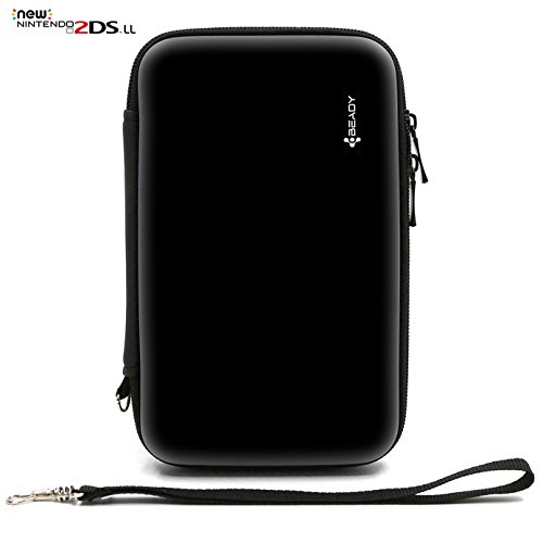 【送料無料】BEADY ニンテンドー NEW 2DS XL、NEW 2DS LL、3DS、NEW 3DS、DSi、DSLite 対応収納ケース 任天堂ビデオゲームコンソールのストレージケース ブラック