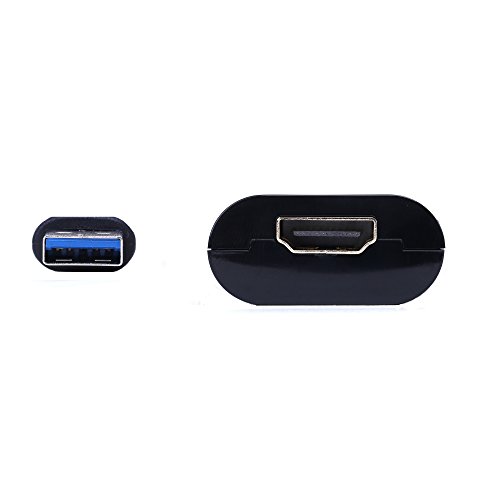【送料無料】Basicest USB 3.0 to HDMI グラフィック 変換 アダプター ケーブル Displaylink チップ使用 Win10対応